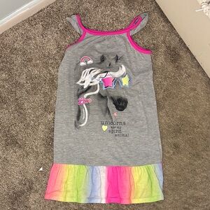 SO Gray and Pink Dress